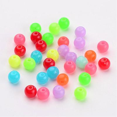 Fluorescent Acrylic Beads X-MACR-R517-6mm-M-1