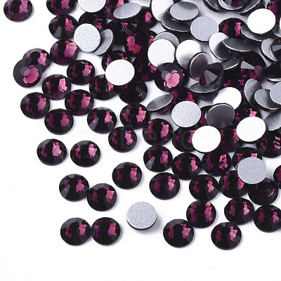 Glass Rhinestone Flat Back Cabochons RGLA-S002-04SS-22-1