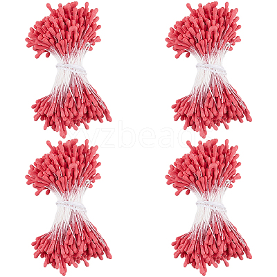 Gypsum with Cotton Cord Artificial Flower Core DIY-WH20007-36A-08-1