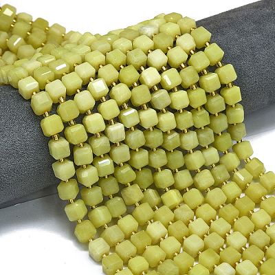 Natural Lemon Jade Beads Strands G-K389-A01-01-1