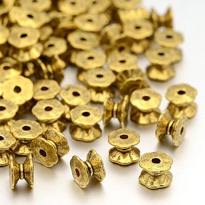 Tibetan Silver Double Sided Bead Caps X-GLF9831Y-1