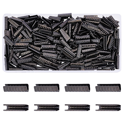 350Pcs Column Zinc Alloy Shoelace Buckle Connectors FIND-GA0001-90-1