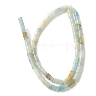 Natural Flower Amazonite Beads Strands G-B091-A08-01-1