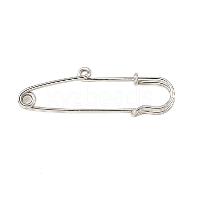 304 Stainless Steel Safety Pins Brooch Findings STAS-K252-05A-P-01-1