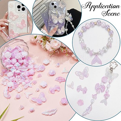 100G Plastic Pendants & Beads & Decoden Cabochons OHAR-SC0002-99A-1