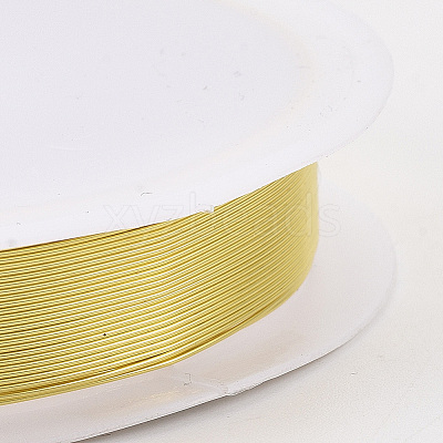 Round Copper Jewelry Wire CWIR-Q006-0.2mm-G-1