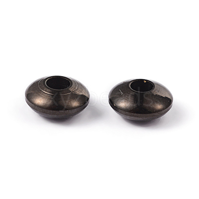 Rondelle Ion Plating(IP) 304 Stainless Steel Spacer Beads STAS-L176-06-1