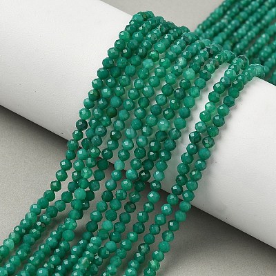 Natural Green Onyx Agate Beads Strands X-G-C201-B02-3mm-1