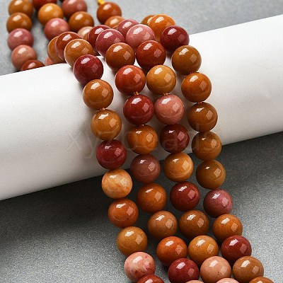 Dyed Natural Malaysia Jade Beads Strands G-G021-02B-23-1