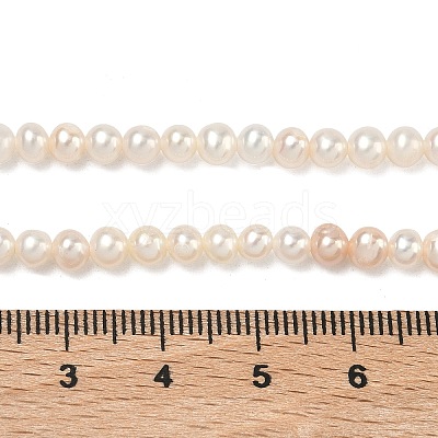 Natural Cultured Freshwater Pearl Beads Strands PEAR-L034-06B-1