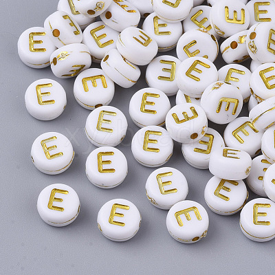 Plating Acrylic Beads PACR-R242-01E-1