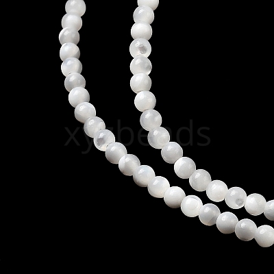 Natural White Shell Beads G-N0190-11-2mm-1