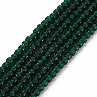 Glass Beads Strands X-GLAA-N041-008F-1
