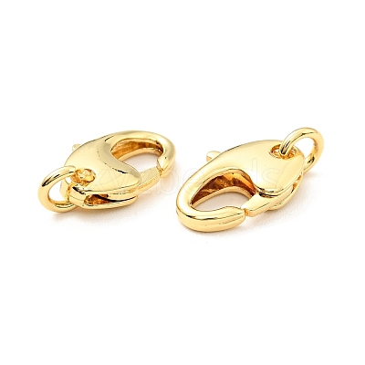 Brass Lobster Claw Clasps KK-G416-24G-1