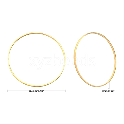 Brass Linking Rings X-EC18730MM-G-1