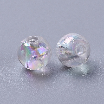 Eco-Friendly Transparent Acrylic Beads X-PL732-2-1