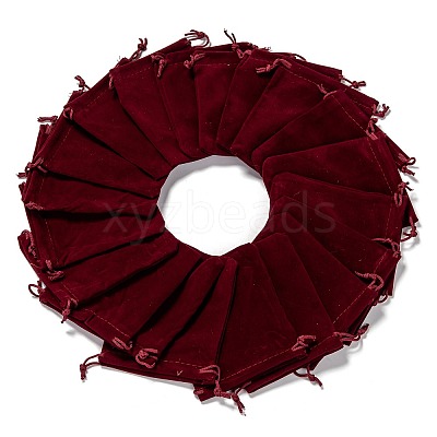 Rectangle Velvet Pouches X-TP-R002-10x12-02-1