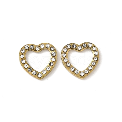 304 Stainless Steel Rhinestone Cabochons STAS-A057-04G-D02-1