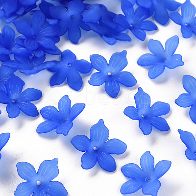 Frosted Acrylic Bead Caps MACR-S371-05A-751-1