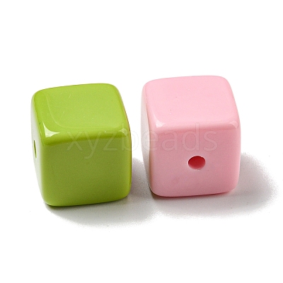 Opaque Acrylic Beads PACR-C006-24-1
