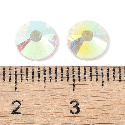 Glass Flat Back Rhinestone RGLA-C002-SS34-101-1