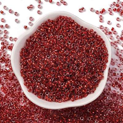 Glass Cylinder Beads SEED-L011-11B-09-1