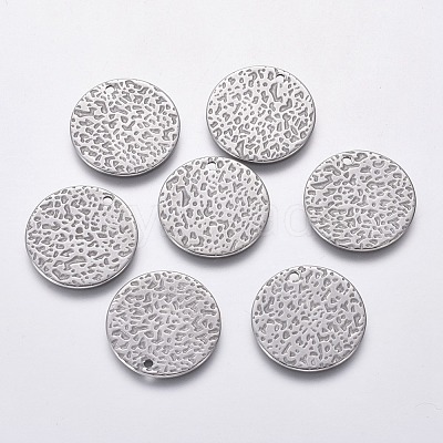 Non-Tarnish 304 Stainless Steel Pendants STAS-F230-09P-1