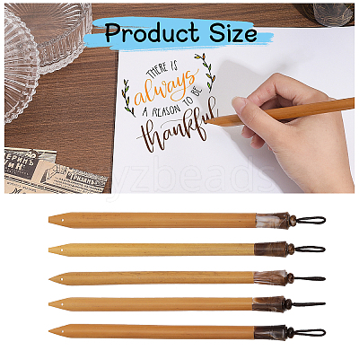Bamboo Dipping Pen Handles DIY-WH0387-96A-1