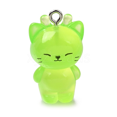 Luminous Transparent Resin Pendants RE-CBAAB56-11B-1