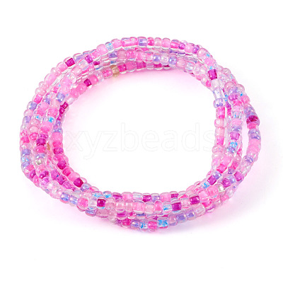 Resin Beads Bracelets BJEW-TAC0080-01A-1