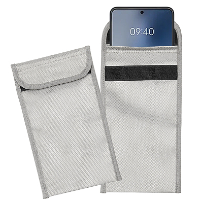 Cloth Security Faraday Bags for Key-Fob Protector ABAG-WH0032-118-1