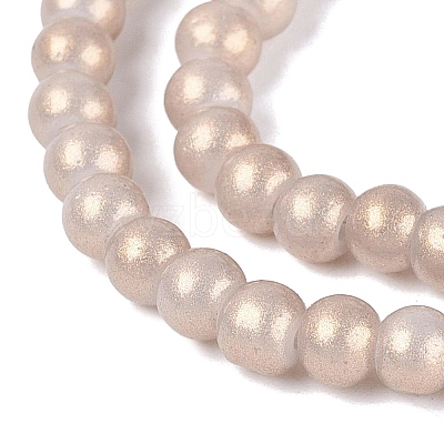 Baking Paint Glass Pearl Beads Strands DGLA-ZX001-05A-15-1