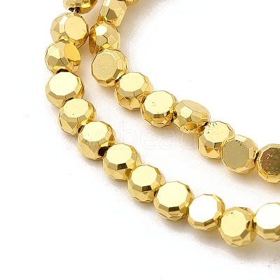 Electroplate Glass Beads Strands EGLA-F166-04A-1