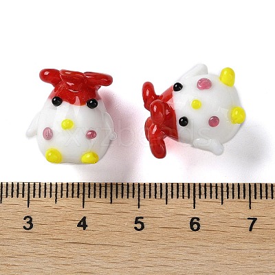 Handmade Lampwork Beads Strands LAMP-Z007-02E-1