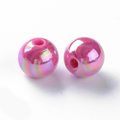 Opaque Acrylic Beads MACR-S370-D10mm-A13-1