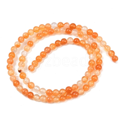 Natural Carnelian Beads Strands G-N0006-4mm-17-1