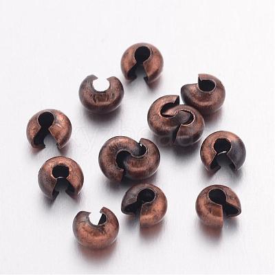 Iron Crimp Beads Covers IFIN-H028-NFR-NF-1