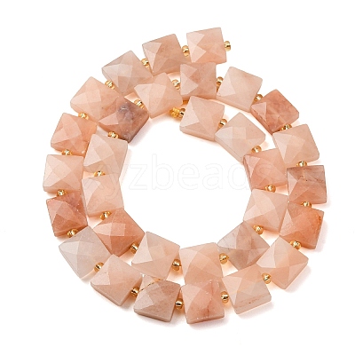Natural Pink Aventurine Beads Strands G-F839-A09-01-1