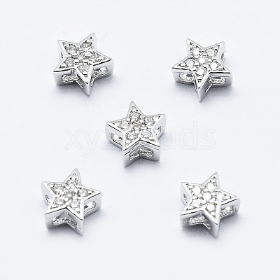 Brass Micro Pave Cubic Zirconia Pendants LS-ZIRC-G130-09P-NR-1