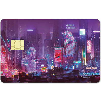 PVC Plastic Waterproof Card Stickers DIY-WH0432-070-1