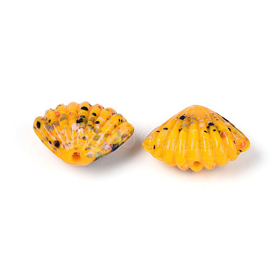 Handmade Lampwork Beads Strands LAMP-T026-03G-1