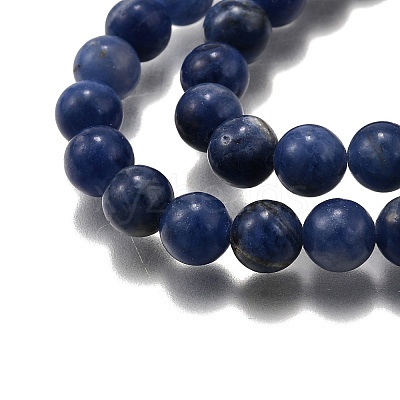 Natural Sodalite Beads Strands G-E110-4mm-3-1