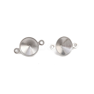 304 Stainless Steel Connector Charms STAS-B108-02P-01-1
