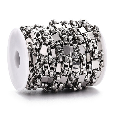 Alloy Irregularity Lock Link Chain LCHA-T001-14P-1