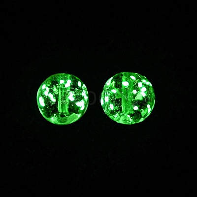 Luminous Handmade Gold Sand Lampwork Beads FOIL-B001-07A-1