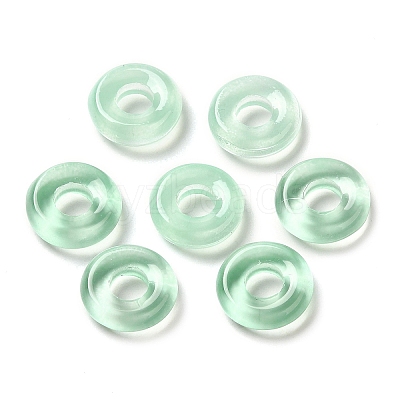 Transparent Glass European Beads GLAA-A012-03-1