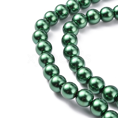 Eco-Friendly Glass Pearl Beads HY-J002-6mm-HX-M-1