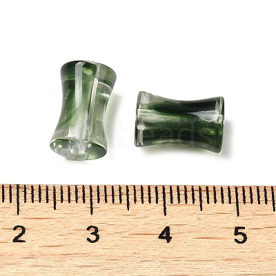 Transparent Acrylic Beads Gradient Effect OACR-Q193-01C-1