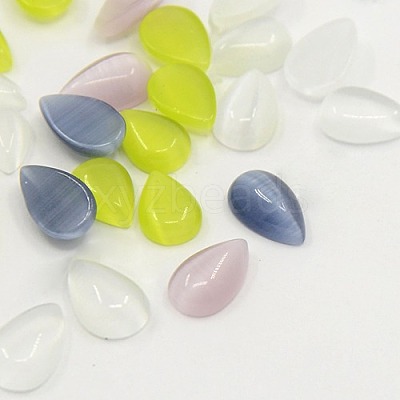 Cat Eye Cabochons CE-J001-8x13mm-M-1