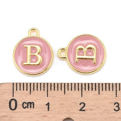 Golden Plated Alloy Enamel Charms ENAM-S118-07B-1
